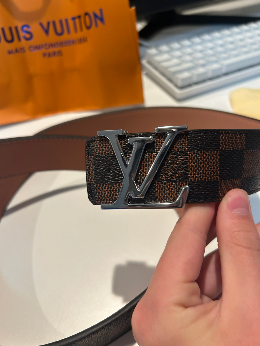 Louis Vuitton Belt Size 32 Men