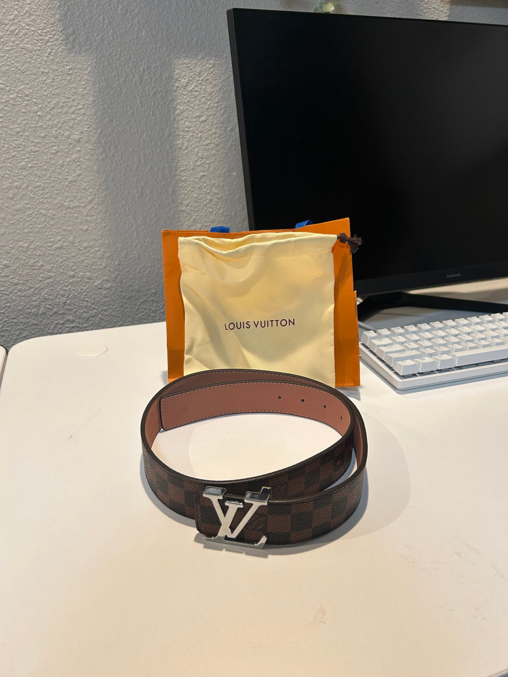 Louis Vuitton Belt Size 32 Men